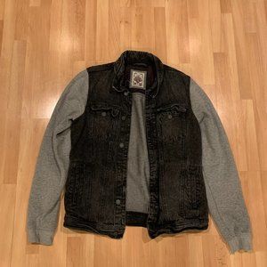 Pull&Bear Black Denim Jacket Size L/M